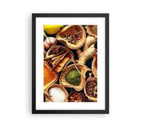 Affiche Poster 30x40cm Tableaux Image Cuisine nourriture herbes épices Wall Art