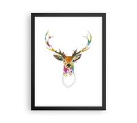Affiche Poster 30x40cm Tableaux Image Deer imaginaire graffiti graphique Art