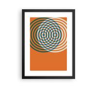 Affiche Poster 30x40cm Tableaux Image L'Abstraction Moderne Cercles Wall Art