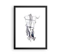 Affiche Poster 30x40cm Tableaux Image Mains Surréalisme Graphismes Wall Art