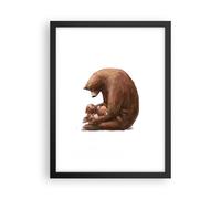 Affiche Poster 30x40cm Tableaux Image Ours Ours En Peluche Pour Enfants Wall Art