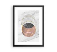 Affiche Poster 30x40cm Tableaux Image Photo Abstraction Formes Morceau Wall Art