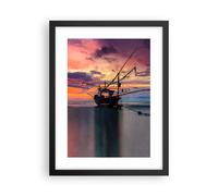 Affiche Poster 30x40cm Tableaux Image Photo Asie Bateau Cutter Wall Art