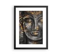 Affiche Poster 30x40cm Tableaux Image Photo Bouddha Or Bodhisattva Wall Art