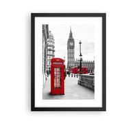 Affiche Poster 30x40cm Tableaux Image Photo Cabanon Téléphone Londres Wall Art