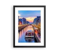 Affiche Poster 30x40cm Tableaux Image Photo Canal Grande Soir Wall Art