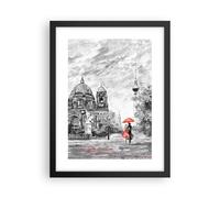 Affiche Poster 30x40cm Tableaux Image Photo Cathédrale Berlin Amoureux Wall Art