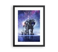 Affiche Poster 30x40cm Tableaux Image Photo cosmonaute espace Wall Art