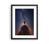 Affiche Poster 30x40cm Tableaux Image Photo Cosmos Échelle Homme Wall Art