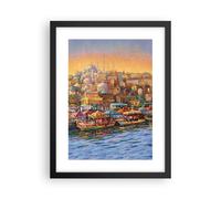 Affiche Poster 30x40cm Tableaux Image Photo Couleurs Ville Turquie Wall Art
