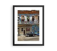 Affiche Poster 30x40cm Tableaux Image Photo Cuba La Havane Balcon Wall Art