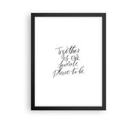 Affiche Poster 30x40cm Tableaux Image Photo Ensemble Notre Lieu Wall Art