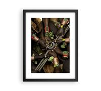 Affiche Poster 30x40cm Tableaux Image Photo Ethiopie Rituel Tribu Wall Art