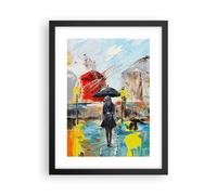 Affiche Poster 30x40cm Tableaux Image Photo Femme Image Huile Wall Art