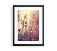 Affiche Poster 30x40cm Tableaux Image Photo Fleurs Pluie Lumière Wall Art