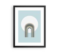 Affiche Poster 30x40cm Tableaux Image Photo Formes roue lignes Wall Art