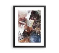 Affiche Poster 30x40cm Tableaux Image Photo guitare musique Wall Art Decoration