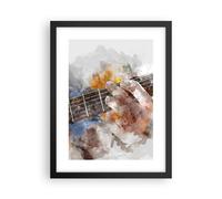 Affiche Poster 30x40cm Tableaux Image Photo guitare musique Wall Art Decoration