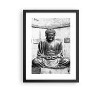Affiche Poster 30x40cm Tableaux Image Photo Japonais Bouddha Statue Wall Art