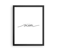 Affiche Poster 30x40cm Tableaux Image Photo Je t'aime maman Wall Art Decoration