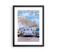 Affiche Poster 30x40cm Tableaux Image Photo La Havane Ancien Voitures Wall Art