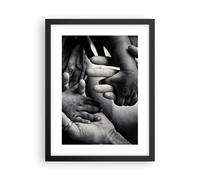 Affiche Poster 30x40cm Tableaux Image Photo Mains Tolérance Communauté Wall Art