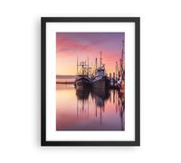 Affiche Poster 30x40cm Tableaux Image Photo Marina Ouest Le Soleil Wall Art
