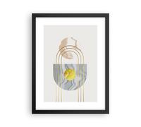 Affiche Poster 30x40cm Tableaux Image Photo Moderne Or Abstrait Wall Art