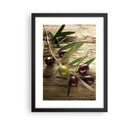 Affiche Poster 30x40cm Tableaux Image Photo Olive italie arôme régime Wall Art
