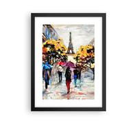 Affiche Poster 30x40cm Tableaux Image Photo Paris ville maison Wall Art