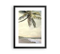 Affiche Poster 30x40cm Tableaux Image Photo Paume Plage Île Wall Art Decoration