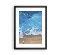 Affiche Poster 30x40cm Tableaux Image Photo Plage Bord Mer Wall Art Decoration