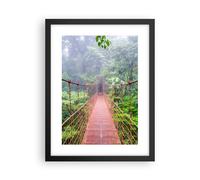 Affiche Poster 30x40cm Tableaux Image Photo Pont Suspendu Costa Rica Wall Art