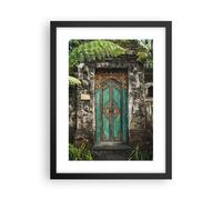 Affiche Poster 30x40cm Tableaux Image Photo Portail Porte Vert Wall Art
