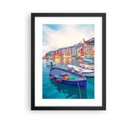 Affiche Poster 30x40cm Tableaux Image Photo Porto Bateaux Les Couleurs Wall Art
