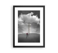 Affiche Poster 30x40cm Tableaux Image Photo Symbole Échelle Ciel Wall Art