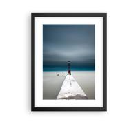 Affiche Poster 30x40cm Tableaux Image Photo Tour Plage Ciel Wall Art Decoration