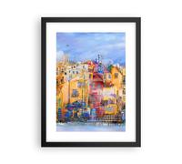 Affiche Poster 30x40cm Tableaux Image Photo vieille ville immeuble Wall Art