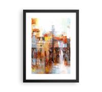 Affiche Poster 30x40cm Tableaux Image Photo ville immeuble Wall Art Decoration