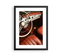 Affiche Poster 30x40cm Tableaux Image Photo Voiture Intérieur Classique Wall Art