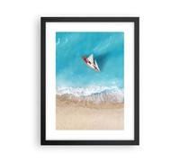 Affiche Poster 30x40cm Tableaux Image Photo Yacht Été Mer Wall Art Decoration