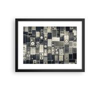 Affiche Poster 40x30cm Tableaux Image Abstraction Haut-parleurs Graphisme Art