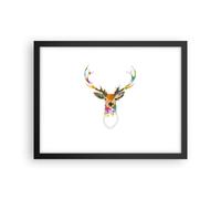 Affiche Poster 40x30cm Tableaux Image Deer imaginaire graffiti graphique Art
