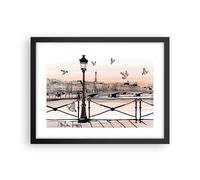 Affiche Poster 40x30cm Tableaux Image France pigeon graphiques illustration Art