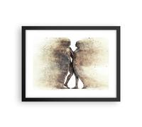 Affiche Poster 40x30cm Tableaux Image la poussière la femme l'homme l'amour Art