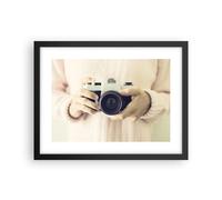 Affiche Poster 40x30cm Tableaux Image L'Appareil Rétro Photographie Art