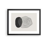 Affiche Poster 40x30cm Tableaux Image Photo Abstraction Tache Bocaux Wall Art