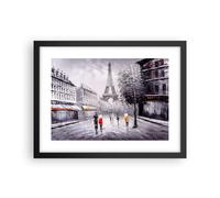 Affiche Poster 40x30cm Tableaux Image Photo Architecture paris eiffle france Art