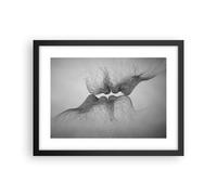 Affiche Poster 40x30cm Tableaux Image Photo Baiser Amour Couple Wall Art
