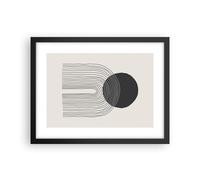 Affiche Poster 40x30cm Tableaux Image Photo Boho Abstraction Géométrie Wall Art